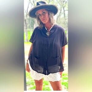 Jaded GypsyWallene Simply Sweet Top Size L/xl